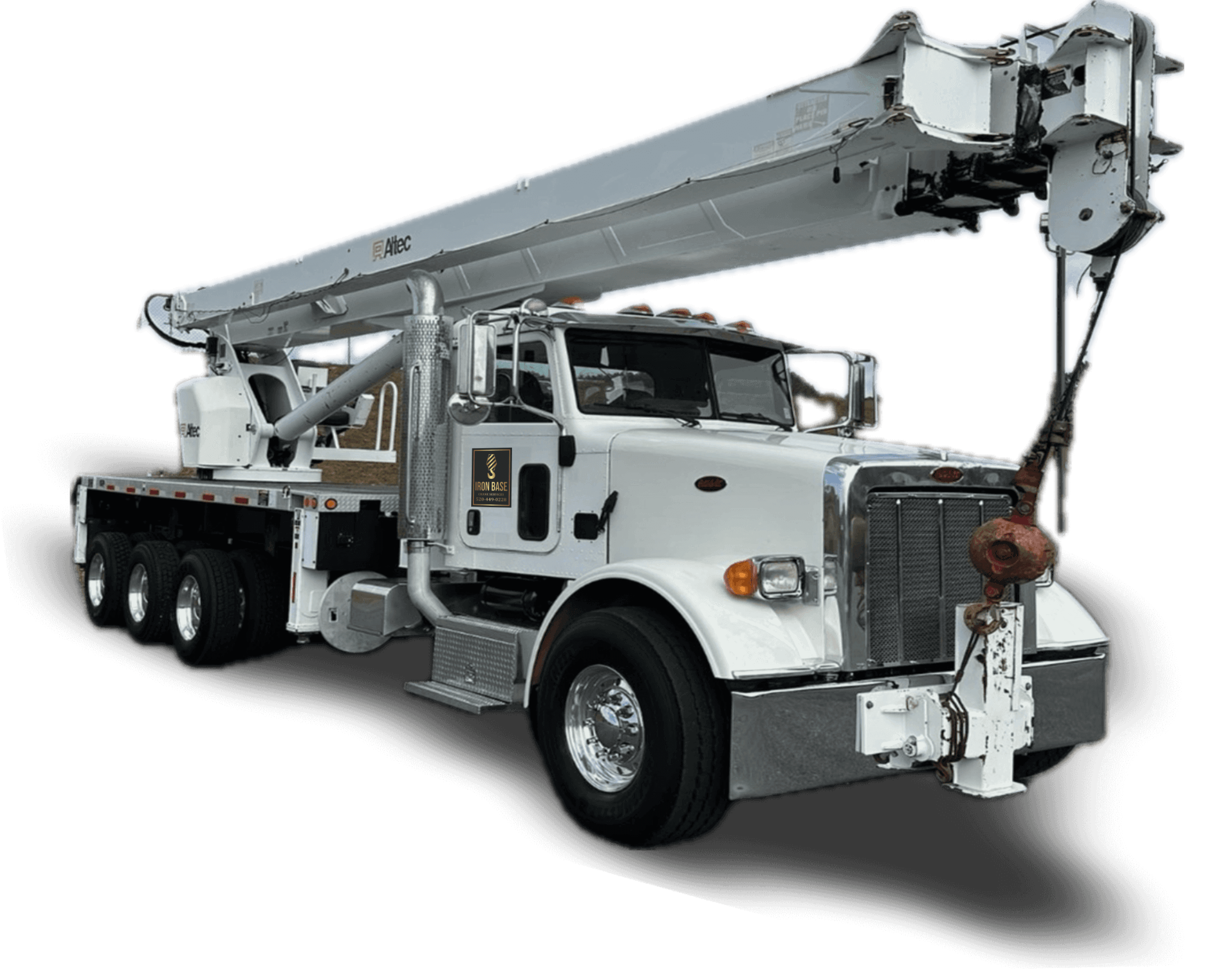 iron base crane